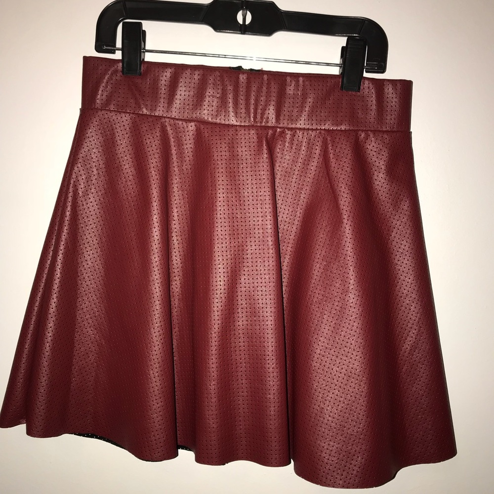 Red Skater Skirt